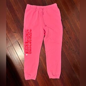Pink poppi sweatpants medium